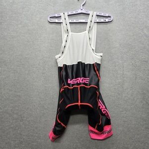 Verge Women Shorts 2XL Black Nylon Polyester Bib Shorts Graphic Cycling Logo